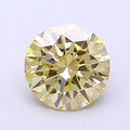 1.02ct Round Lab Grown Diamond (Colour Fancy Yellow, Clarity VS1, Cut EX, IGI Certified)