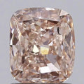 1.03ct Cushion modified Lab Grown Diamond (Colour Fancy Brownish Pink, Clarity I1, IGI Certified)