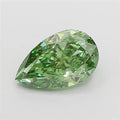 1.57ct Pear Lab Grown Diamond (Colour Fancy Vivid Green, Clarity VS1, IGI Certified)