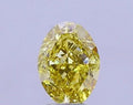 2.01ct Oval Lab Grown Diamond (Colour Fancy Vivid Yellow, Clarity VVS2, IGI Certified)