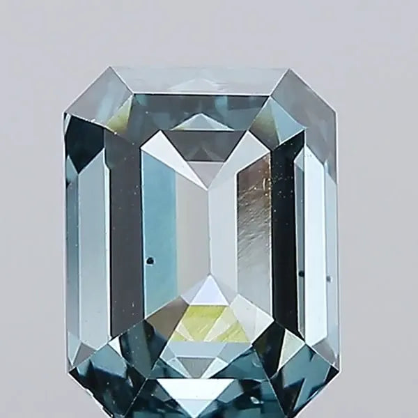 2.20ct Emerald Lab Grown Diamond (Colour Fancy Vivid Green Blue, Clarity SI2, IGI Certified)