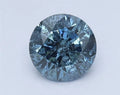 2.46ct Round Lab Grown Diamond (Colour Fancy Vivid Blue, Clarity I1, Cut EX, IGI Certified)