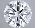 5.00ct Round Lab Grown Diamond (Colour D, Clarity VVS2, Cut EX, IGI Certified)