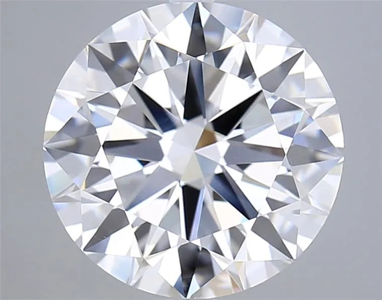 5.00ct Round Lab Grown Diamond (Colour D, Clarity VVS2, Cut EX, IGI Certified)